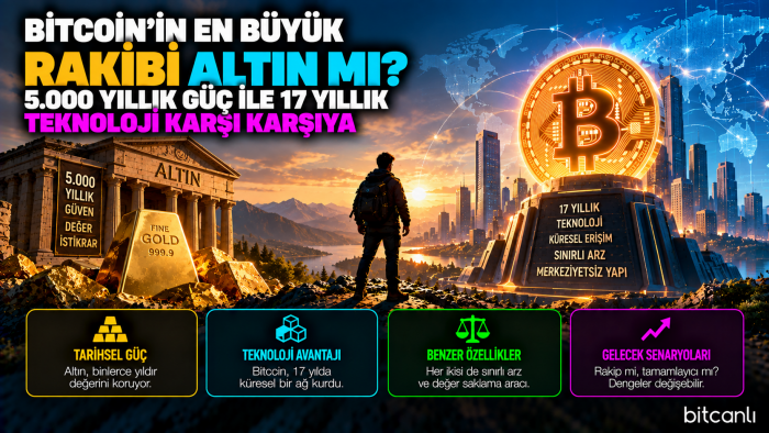 Bitcoin'in En Büyük Rakibi Altın mı? 5.000 Yıllık Güç ile 17 Yıllık Teknoloji Karşı Karşıya